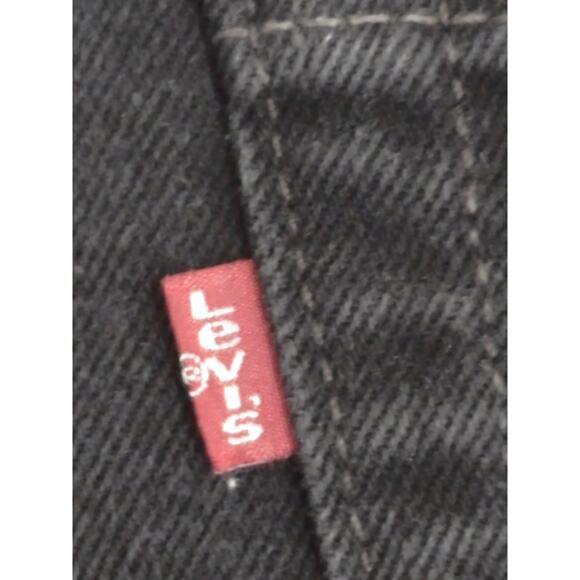 Vintage Y2K Levi's 550 Black Jeans 34 Casual Preppy Classic - Picture 3 of 7